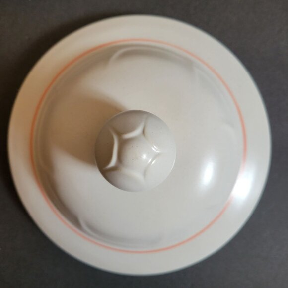 Vintage Country Ware Peachwood Stoneware Floral Soup Tureen With Lid & Handles W - Picture 5 of 11